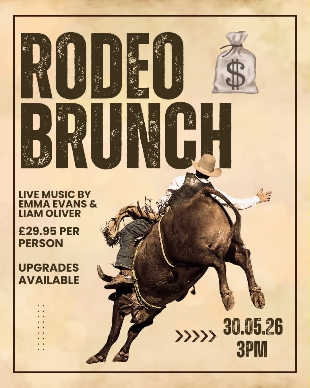 RODEO BOTTOMLESS BRUNCH — Ticket Deposit