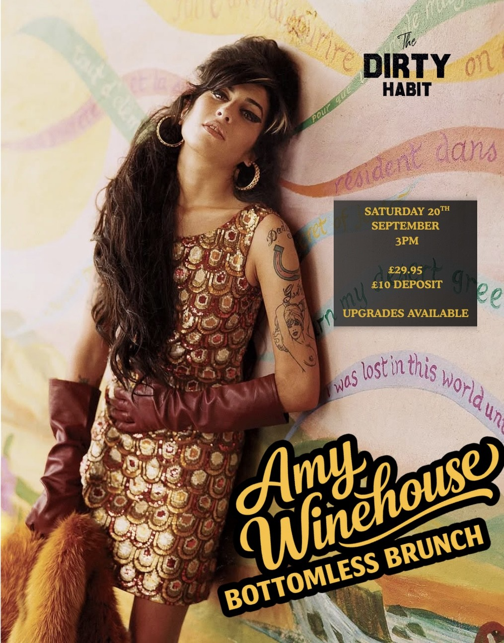 AMY WINEHOUSE BRUNCH — Ticket Deposit