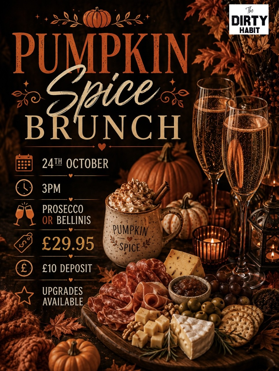PUMPKIN SPICE BRUNCH — Ticket Deposit