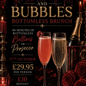 BLOOD & BUBBLES BOTTOMLESS BRUNCH — Ticket Deposit
